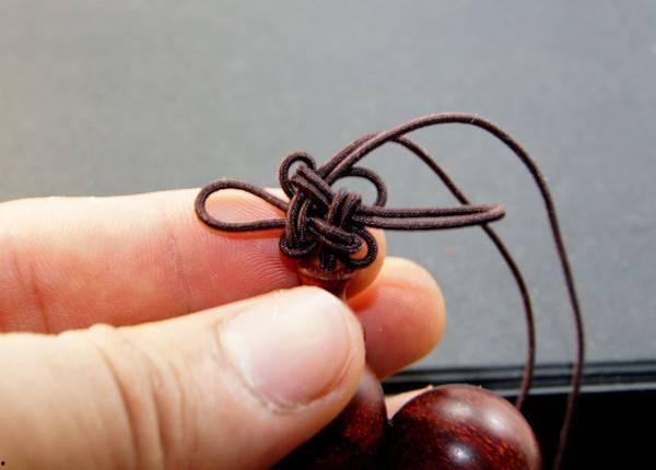 佛珠手串打结视频